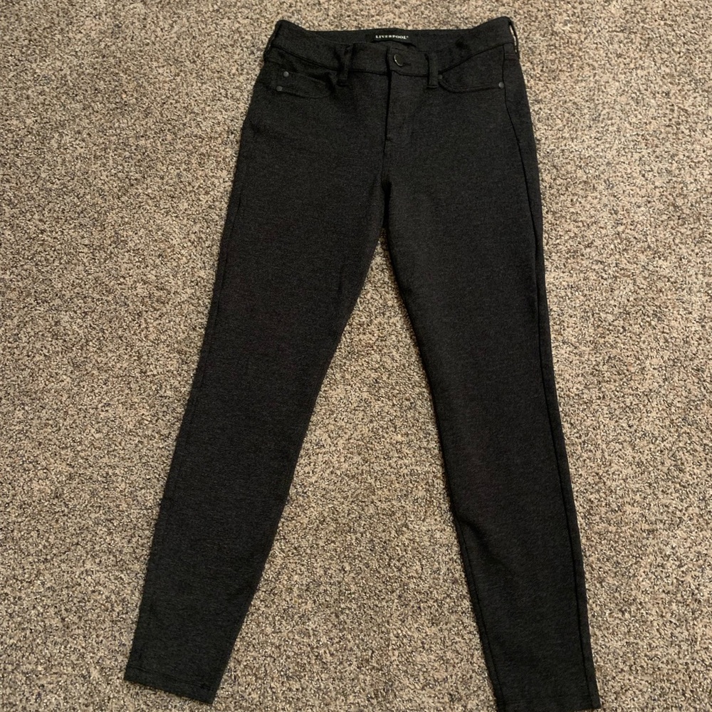 Women’s Charcoal Gray Liverpool Jeggings